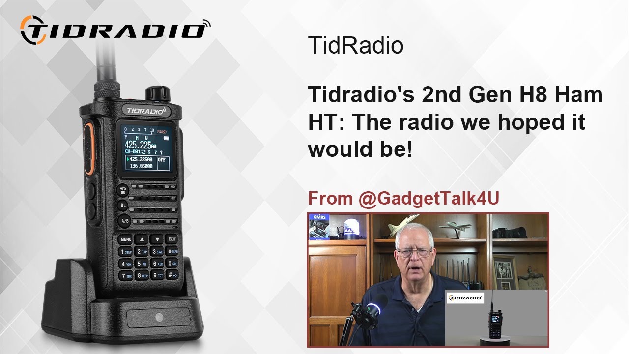 Tidradio's 2nd Gen H8 Ham HT - YouTube