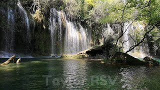 Forest River Nature Sounds-Mountain Stream Waterfall | Relaxing Video #1