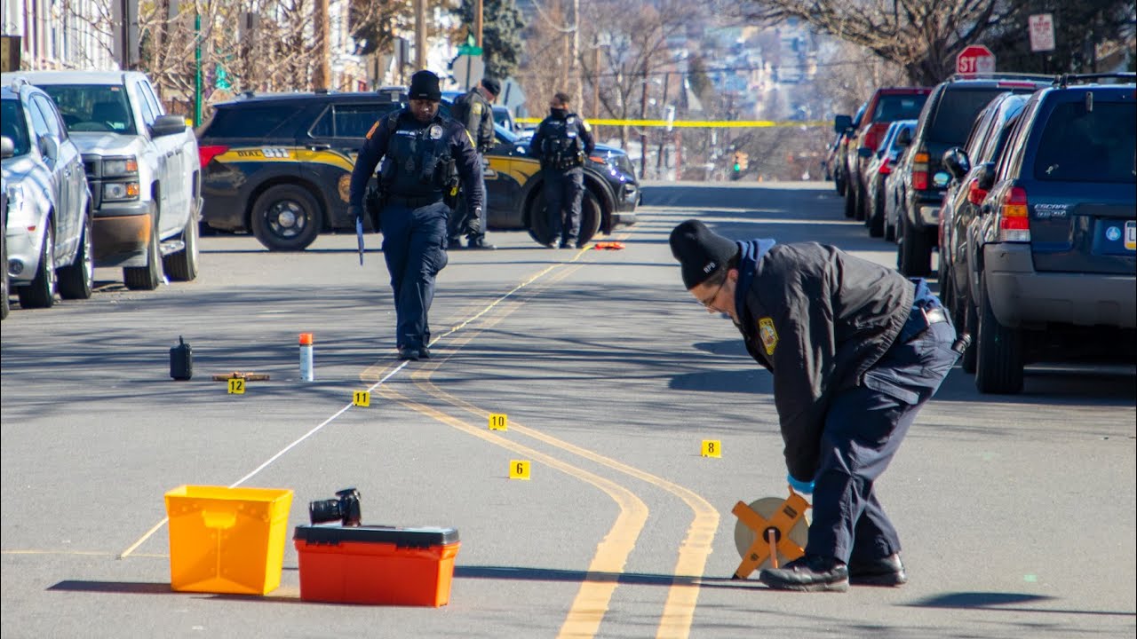 Police Investigating Shooting on West Greenwich Street in Reading - YouTube