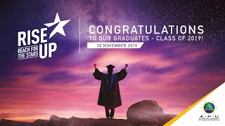 Graduation Ceremony 30th November 2019 (Session 1) - Asia Pacific University (APU) Malaysia