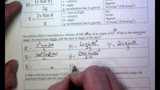 Physics Kinematics 2D 3