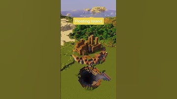 Minecraft • Floating Island Build Tutorial 🔥🔥 #Minecraft #Island #TechnoGamerzMinecraft #Shorts