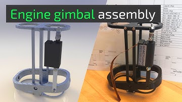 The full TVC prototype #2 | Assembly of the engine gimbal