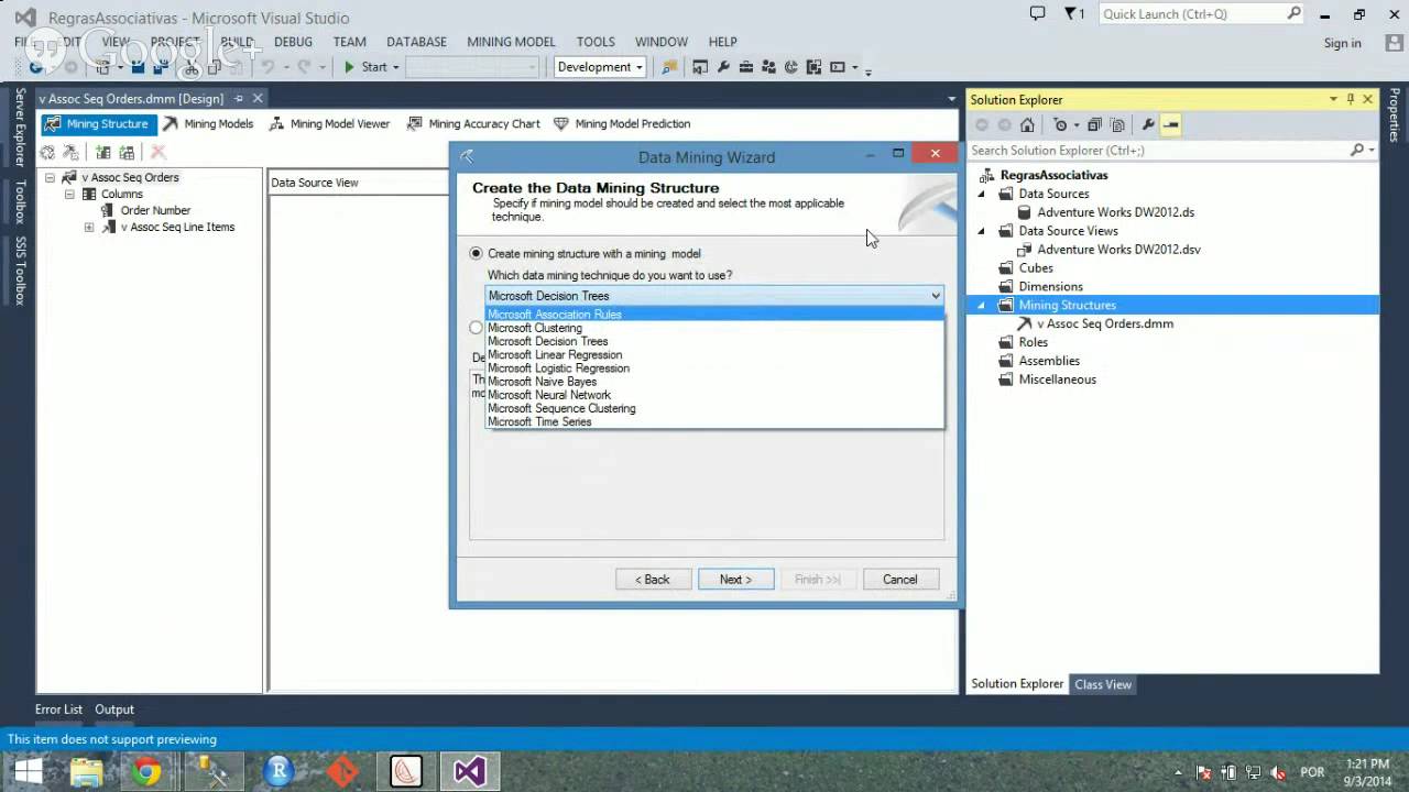 Edição #38 - Data Mining com SQL Server 2014 - Regras Associativas ...
