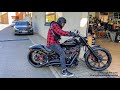 Harley-Davidson Breakout first Ride after Customizing (El Shawish from Germany)