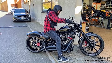 Harley-Davidson Breakout first Ride after Customizing (El Shawish from Germany)