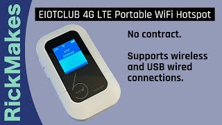 EIOTCLUB 4G LTE Portable WiFi Hotspot