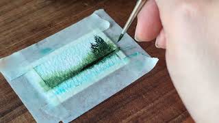Tiny Watercolor Landscapes | Paint With Me