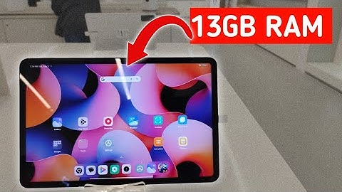 13GB RAM Tablet ( Xiaomi Pad 6 Memory Extention )