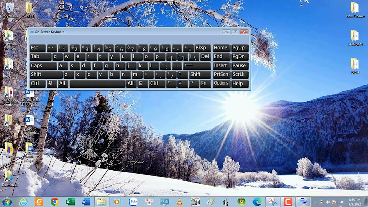 Hướng dẫn bật bàn phím trên win7 năm 2024