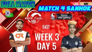 HINDI] W3D5 - PMWL EAST - Super Weekend | PUBG MOBILE World League Season Zero (2020)