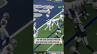 That time Derek Carr called on Trevor Diggs to cover him😂 #nfl #nflnetwork #raiders #cowboys