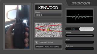 Prueba de Cobertura  Radio NX-240 de Kenwood