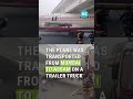 Bihar: Plane Stuck Under Bridge Causes Traffic Jam In Motihari | Watch