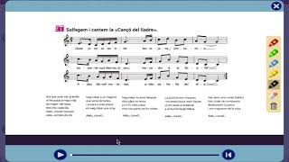 LA CANÇÓ DEL LLADRE LLENGUATGE MUSICAL