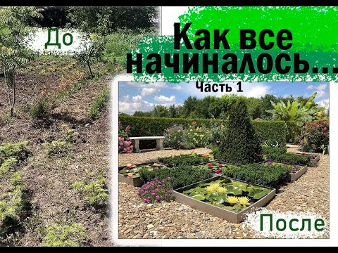 История создания коллекционного сада! С чего все начиналось?