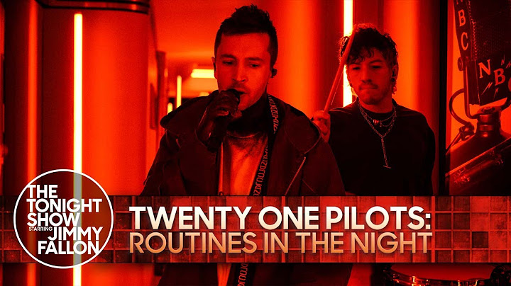 Twenty One Pilots: Routines in the Night | The Tonight Show Starring Jimmy Fallon