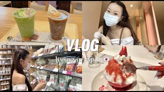 LIVING IN JAPAN mini VLOG 💌 | Shaved Ice Cream, Cute Cafe, & Shopping!