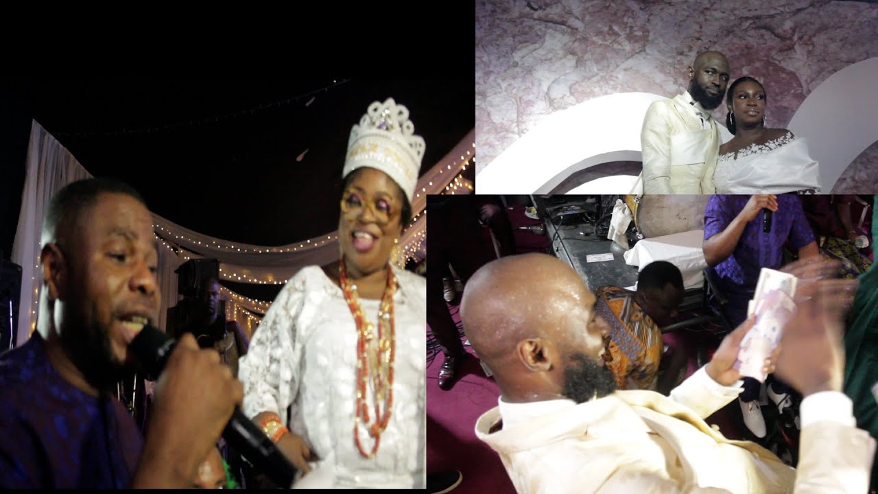 YINKA AYEFELE  AT OLUWATOSIN AND OLABANJO WEDDING PARTY