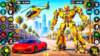 Robot Game Transformation Car Robot Optimus Prime Game Super Fight Mega Robot - Android Gameplay screenshot 3