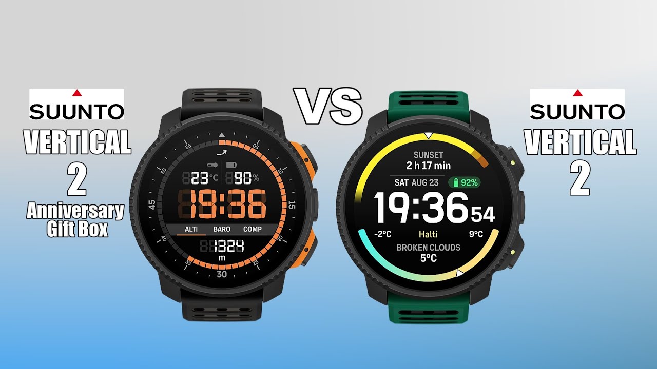 Suunto Vertical 2 Anniversary Gift Box vs Suunto Vertical 2 - YouTube