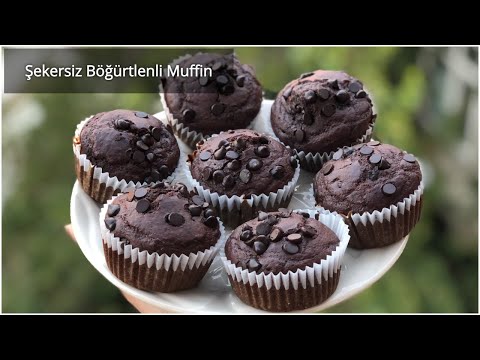 Şekersiz, Böğürtlenli Muffin | Sağlıklı, Diyet Muffin Tarifi
