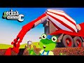 Learn Colors with Construction Trucks | Gecko's Garage | Cement Mixers | Educational Video For Kids