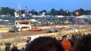 Demolition Derby 2012 Stark County Fair 6-cyl Part 2