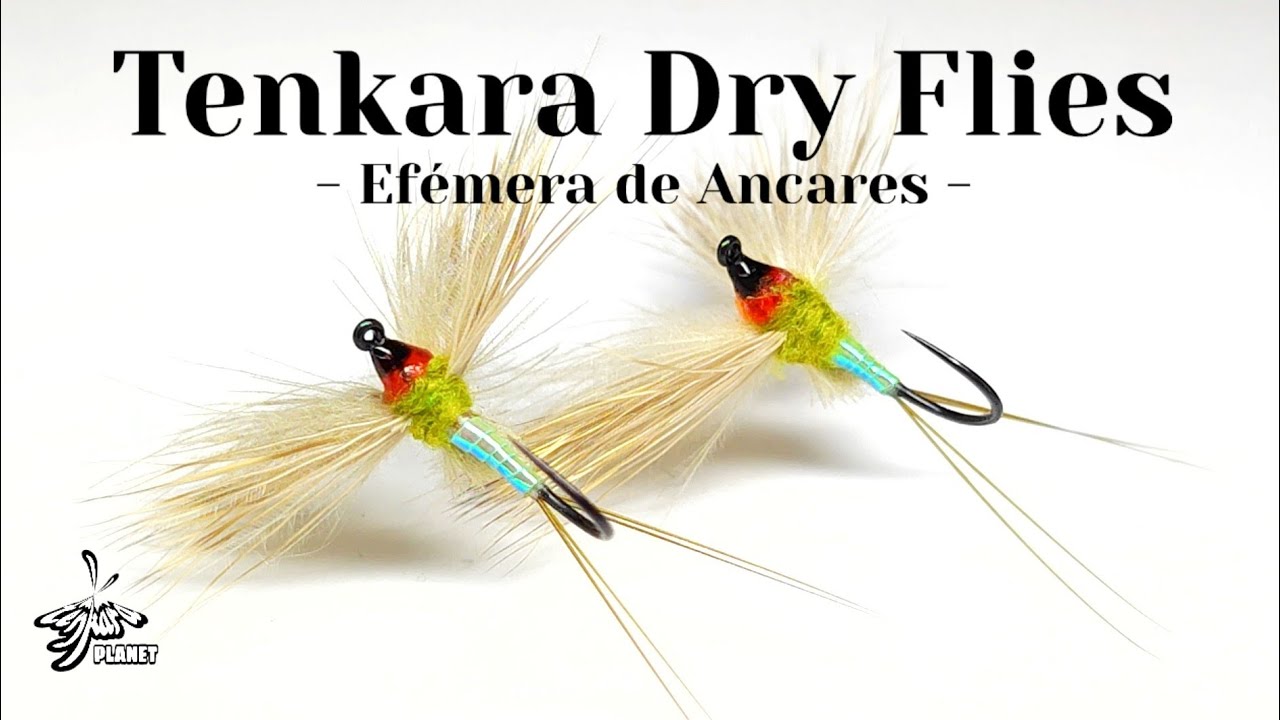 *Montaje de moscas: Efémera de Ancares en pelo y puma. Pesca a mosca con Tenkara.