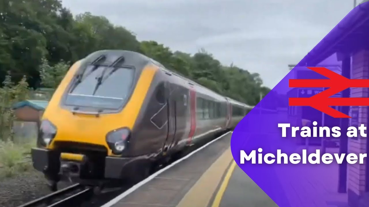 Trains at Micheldever. 10/08/2024