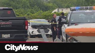 Several vehicles found on fire at Scarborough auto body shop