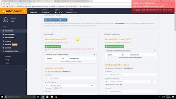 What is coinbase? &  Bitconnect First Loan