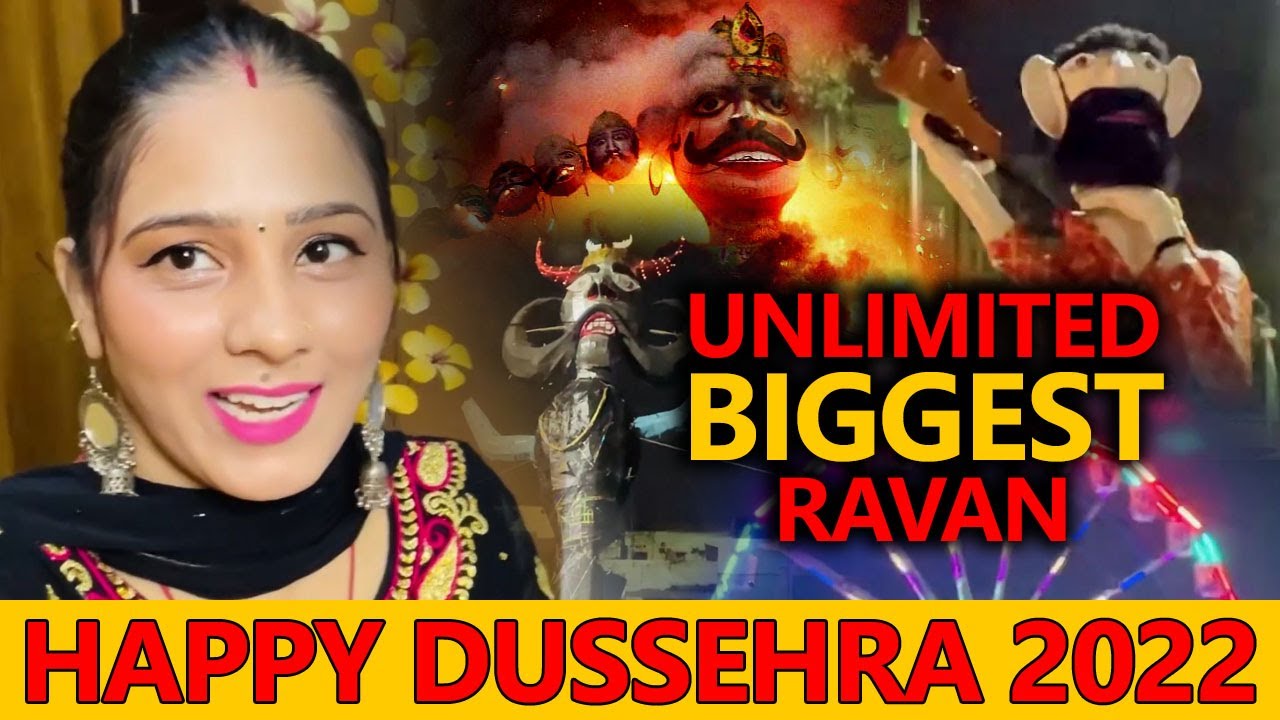 ⁣Unlimited Biggest Ravan  |  Happy Dussehra 2022  |  @BeautyQueenPinky