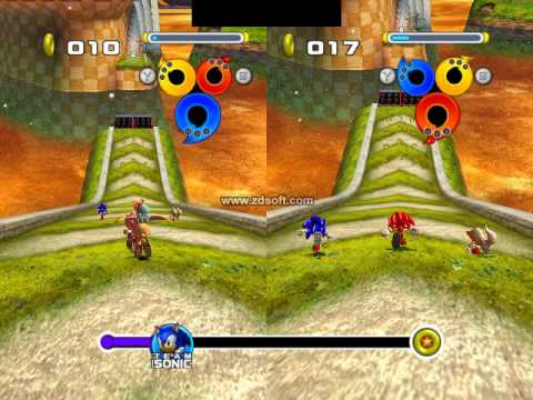 Sonic Heroes Gameplay PC Windows 7 Part 1 - YouTube