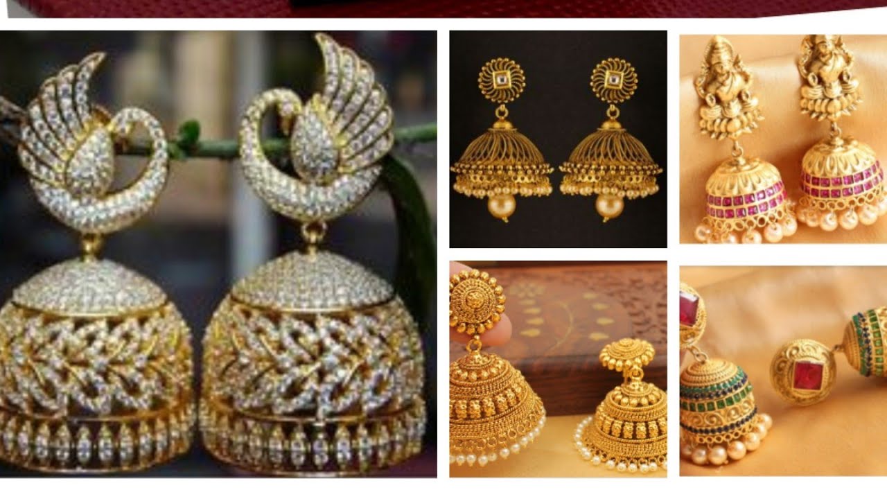 Latest Gold Earrings Design | Earrings collection 2019 | Gold ...