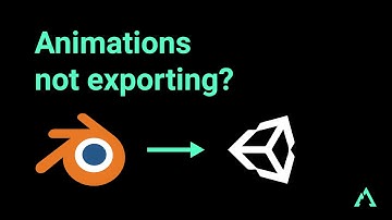 How to fix animations not exporting from blender to unity