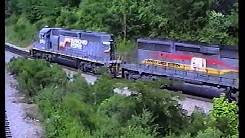 Seaboard System SD40-2 #8209 at Spartanburg, SC. (1990)