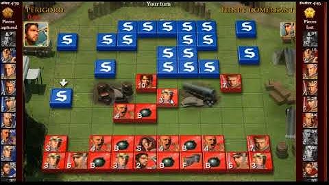 Stratego - A risky match with a nice ending!