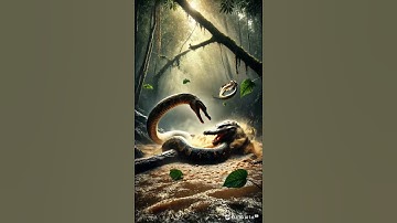 Khoảnh Khắc Kịch Tính : Cuộc Chiến Sinh Tồn Giữa Rắn Và Cá Sấu | #Shorts