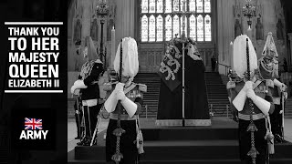 Thank you to Her Majesty Queen Elizabeth II | British Army