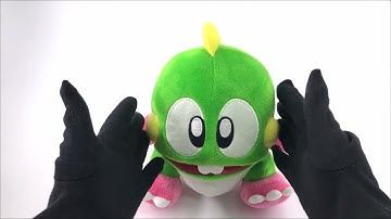 Bubble Bobble "Bub" Taito Plush (by ItemLab) Showcase タイトー：バブルボブル『バブルン』ぬいぐるみ　紹介動画