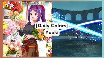 【SAOIF】[Daily Colors] Yuuki (Water | Slash | Single Foe | MOD) Skill Animation