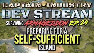 COI dev stream #29: Getting ready for self-sustainable island
Join Captain Marek playing on the hardest settings while talking about Captain of Industry development and answering questions from the community. COI dev stream #29: Getting ready for self-sustainable island