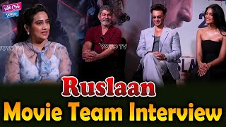 Ruslaan Movie Team Interview With Anchor Manjusha | Aayush Sharma | Jagapathi Babu | Sushrii | YOYO