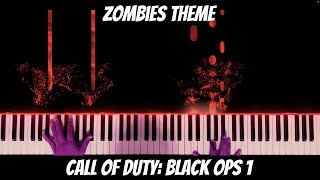 Video thumbnail of "Black Ops 1 - Zombies Theme (Piano version)"