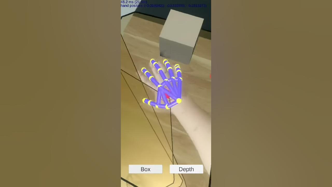 Unity with MediaPipe Hand Tracking GPU test - YouTube