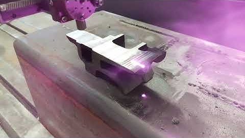 Laser Cladding Machine Test Samples - Laser Quench for Casting Iron Hardness Improve