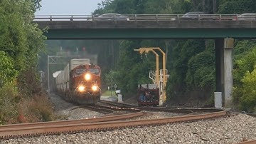 [4k] NS Intermodal, All BNSF Power, Sugar Hill, GA - 07-21-2023