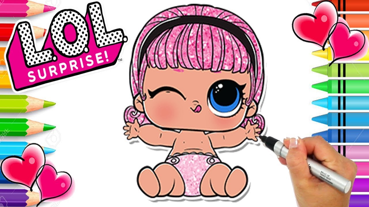 Lol Baby Lil Go-Go Gurl Coloring Pages - Free Printable Coloring Pages