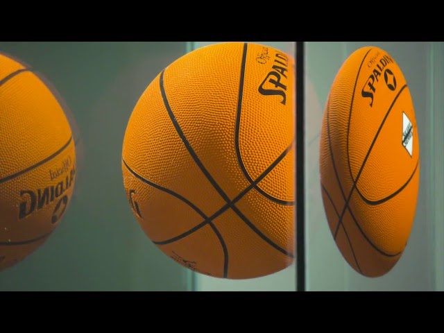 Jeff Koons' 'One Ball Total Equilibrium Tank (Spalding Dr. J Silver Series)'  - YouTube